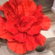 Floare gigant  catifea Rosu 40 cm