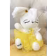 Iepuras Somnoros din Plus – Alb cu Fusta Galbena(cutia nu este inclusa)