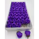 Trandafiri de sapun parfumat Purple mic cutie 50 de flori