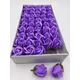 Trandafiri de sapun parfumat Middle Purple mic cutie 50 de flori