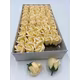 Trandafiri de sapun parfumat Sampanie mic cutie 50 de flori