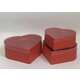 Set 3 cutii carton cu inimioara – Cod 7796 Rosu
