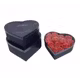 Set 3 cutii carton cu inimioara – Cod 7796 Negru