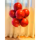 Set 100 Baloane Latex 12 Inch (30 cm) – Roșu Lucios