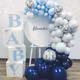 Set 4 Cuburi BABY – Albastru | MDF  