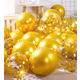 Set 50 Baloane cu Confetti – Auriu
