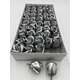 Trandafiri de sapun parfumat Silver mic cutie 50 de flori