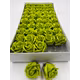 Trandafiri de sapun parfumat premium Dark Green cutie 50 de flori
