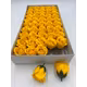 Trandafiri de sapun parfumat premium Deep Dark Yellow cutie 50 de flori