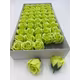 Trandafiri de sapun parfumat premium Light Green cutie 50 de flori