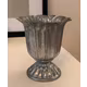 Vază Pocal Metalică A5S – Cod 6264, Argintiu Antichizat