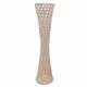 Vaza decorativa din cristal CS121 Auriu 60 cm