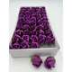 Trandafiri de sapun parfumat Violet mic cutie 50 de flori